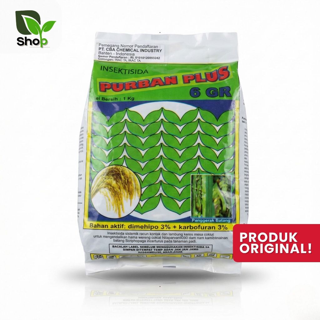 Insektisida Purdan Plus 6 GR 2 Kg