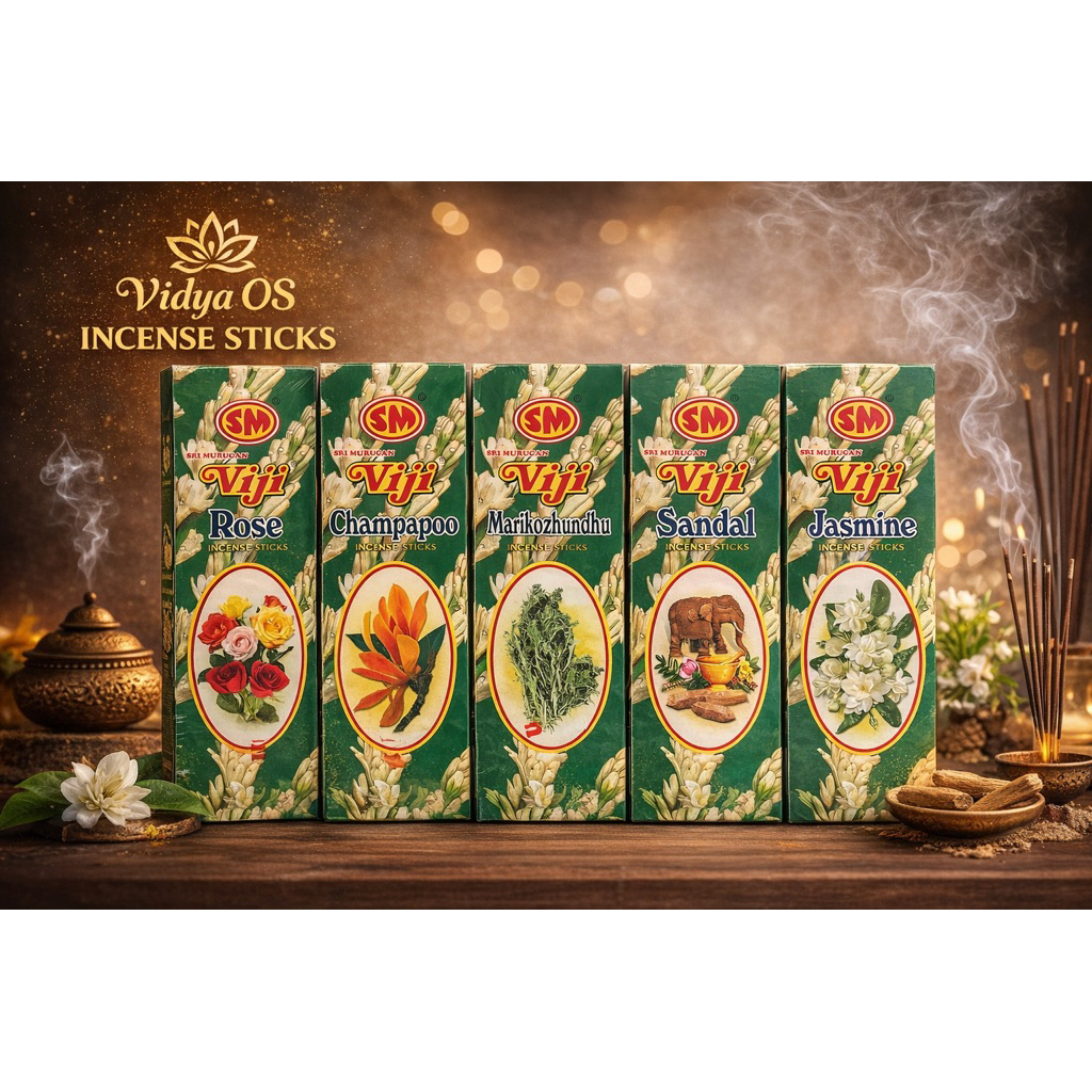 Viji incense stick 120 sticks / Agarbathi / Dupa India  / Hio