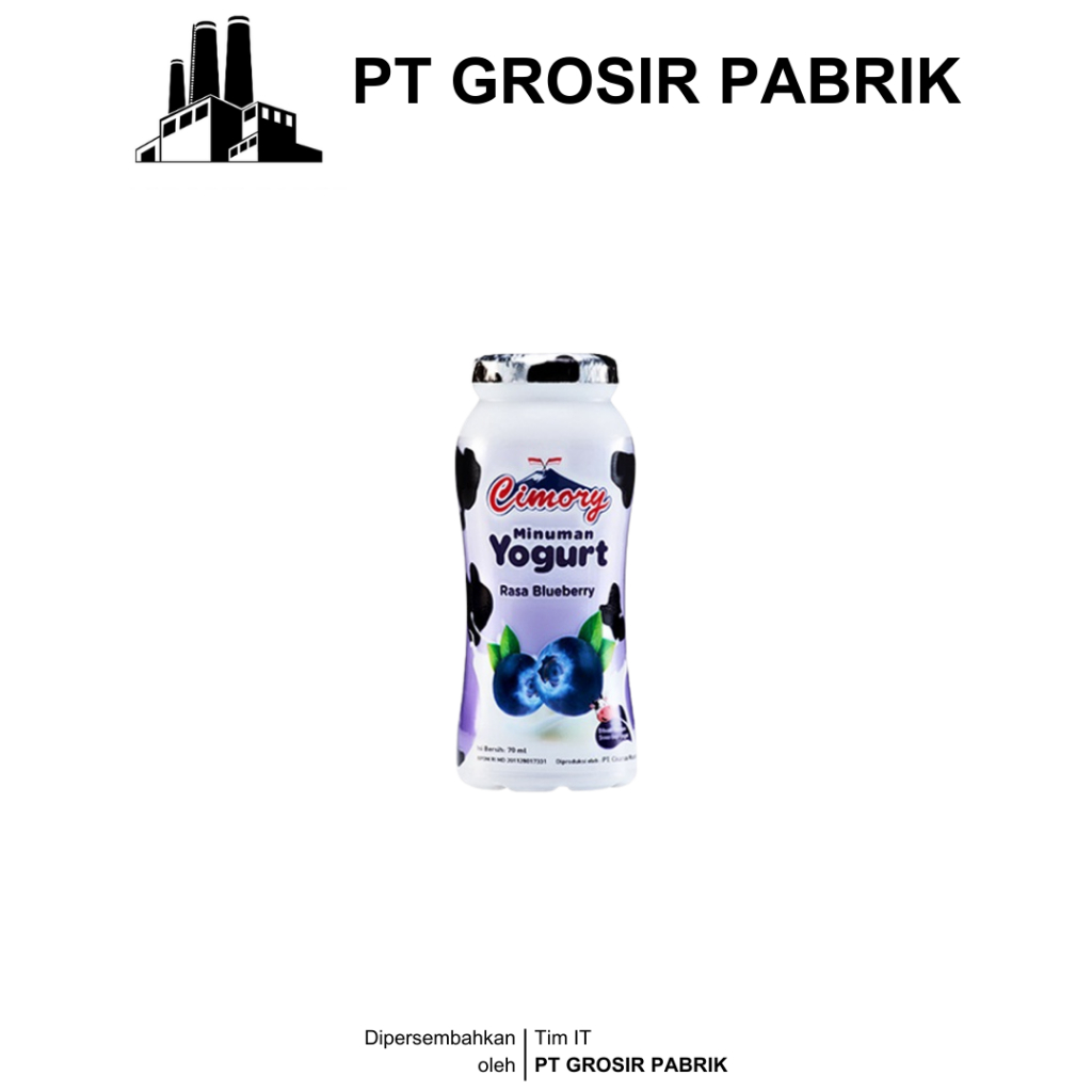 Cimory Yogurt Drink 65ml Rasa Strawberry Blueberry