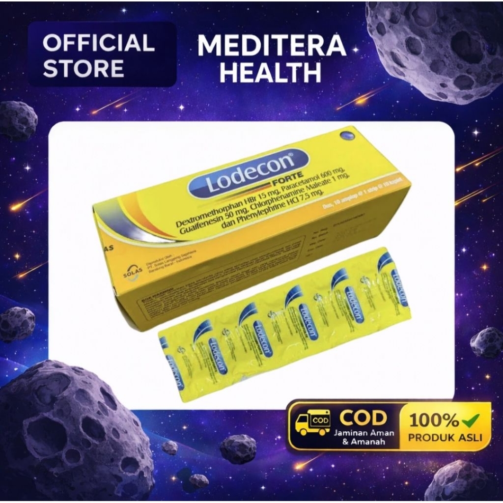 LODECON FORTE BOX @ 10 STRIP @ 100 TABLET