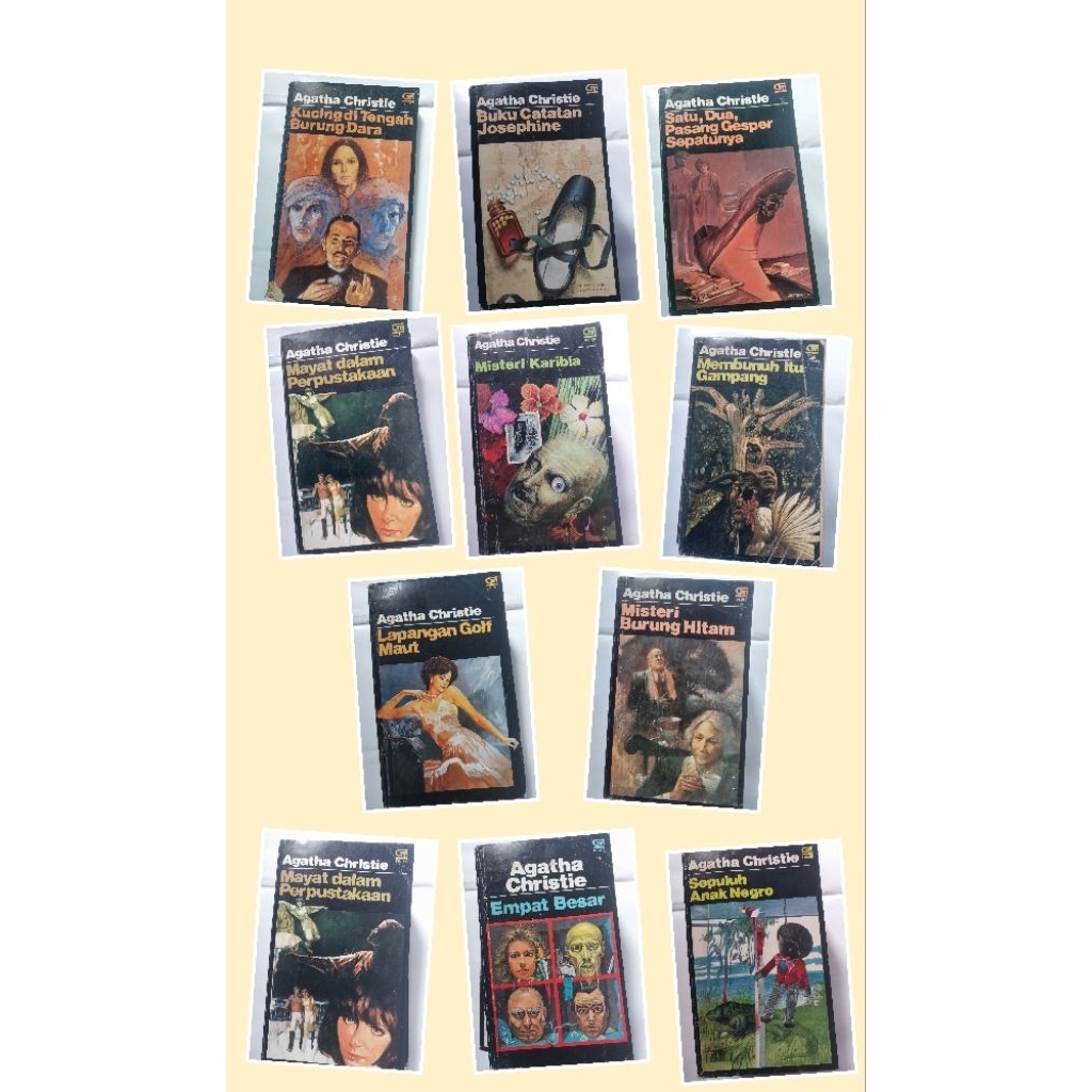 Novel-Novel  Agatha Christie preloved