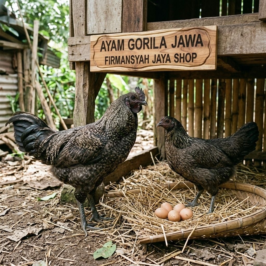 TELUR TETAS AYAM GOWA / GORILA JAWA SIAP TETAS Firmansyah jaya shop