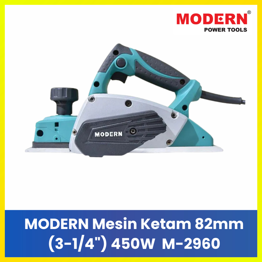 MODERN M2960 Power Tools Mesin Pasah Kayu 82mm Planer 620W Original