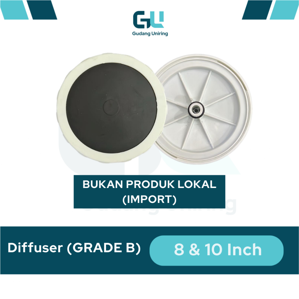Diffuser Aerasi Gelembung Halus Grade B Import Premium | Fine Bubble Diffuser Kolam Ikan Bioflok Tam