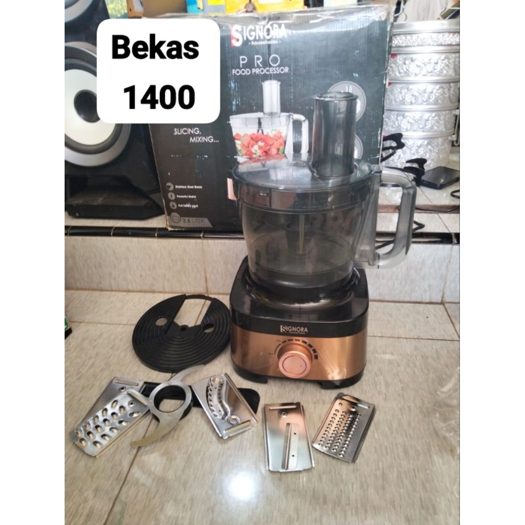 food processor singnora bekas