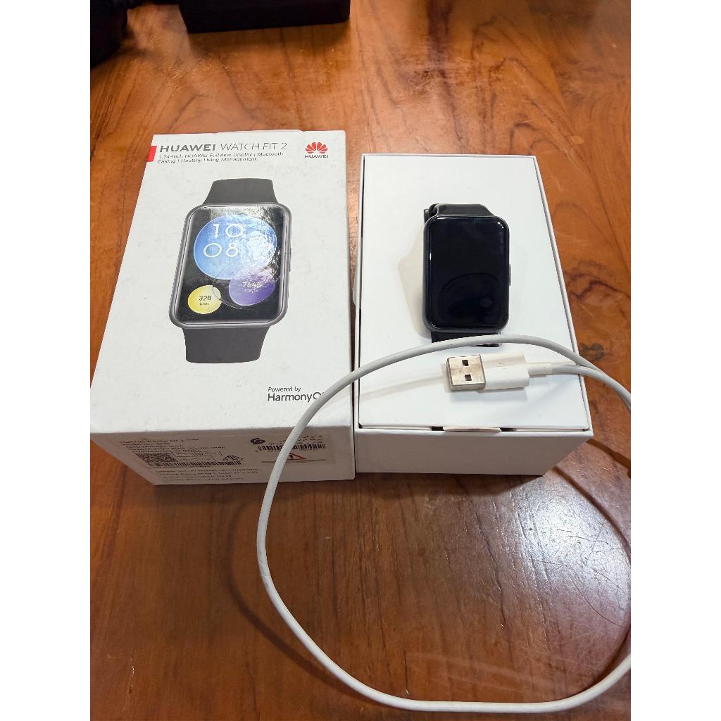 Huawei Second Watch Fit 2 Active Ok Dengan GPS Dan Aplikasi Olahraga/ Preloved Smart Watch Warna Hit