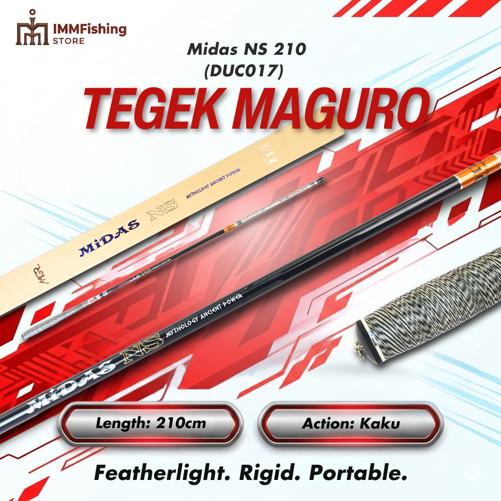TEGEK MAGURO MIDAS NS | Tongkat Pancing
