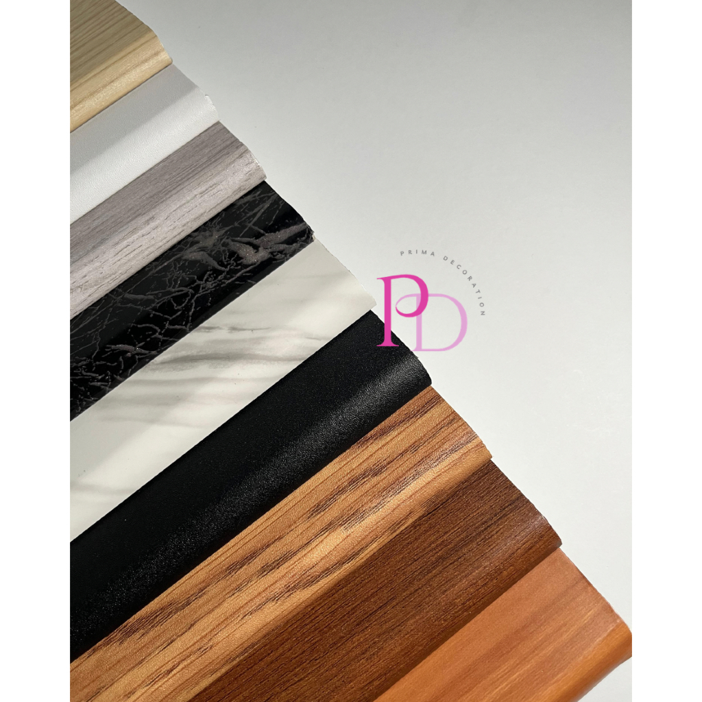 List Plint Lantai PVC Aksesoris Lantai Motif Kayu Anti Rayap