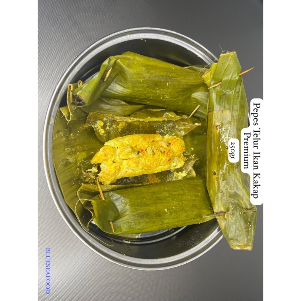 PEPES TELUR IKAN KAKAP