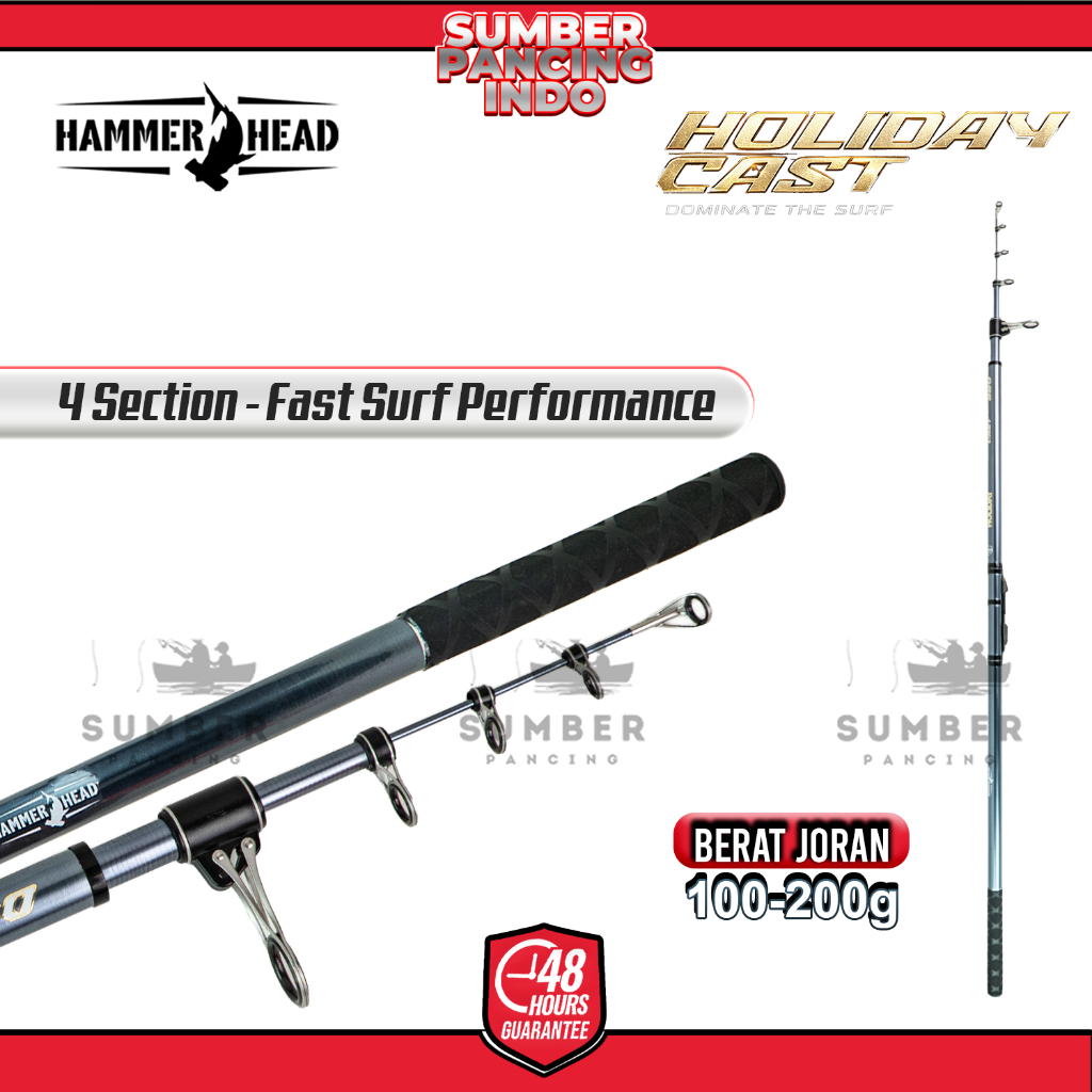 HAMMER HEAD Joran Pancing Surf Casting HOLIDAY CAST 360 - 450CM X30 High Modulus Carbon Fuji Ring Gu