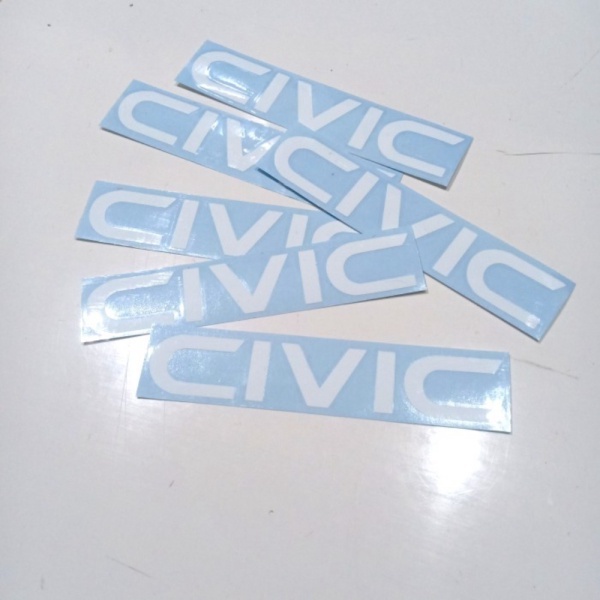 stiker garnis civic wonder 1984 1987 sb3 sb4 jdm oracal 651 sticker waterproof untuk mobil