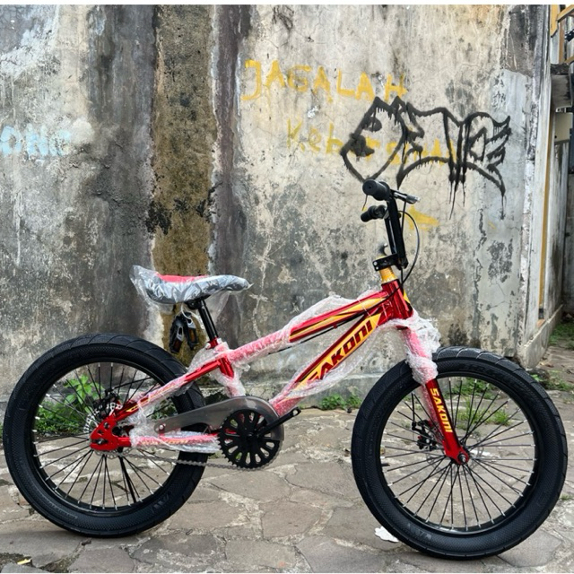Sepeda Anak BMX 20 Inch Sakoni (Rem Cakram) Chrome Ban 3.0