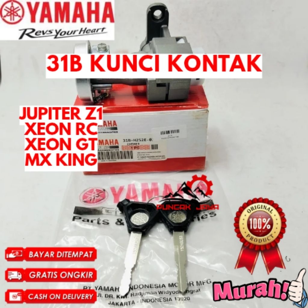 KUNCI KONTAK ORIGINAL YAMAHA KODE 31B, KUNCI KONTAK JUPITER Z1, KUNCI KONTAK XEON RC, KUNCI KONTAK X