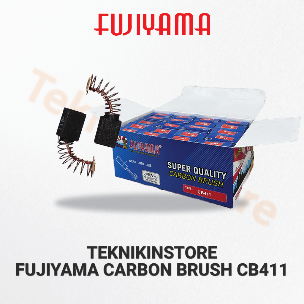 FUJIYAMA Carbon Brush CB 411/ Arang / Cool Booster / Spul Maktec