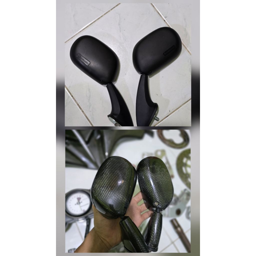 spion ninja rr carbon dan spion ssr