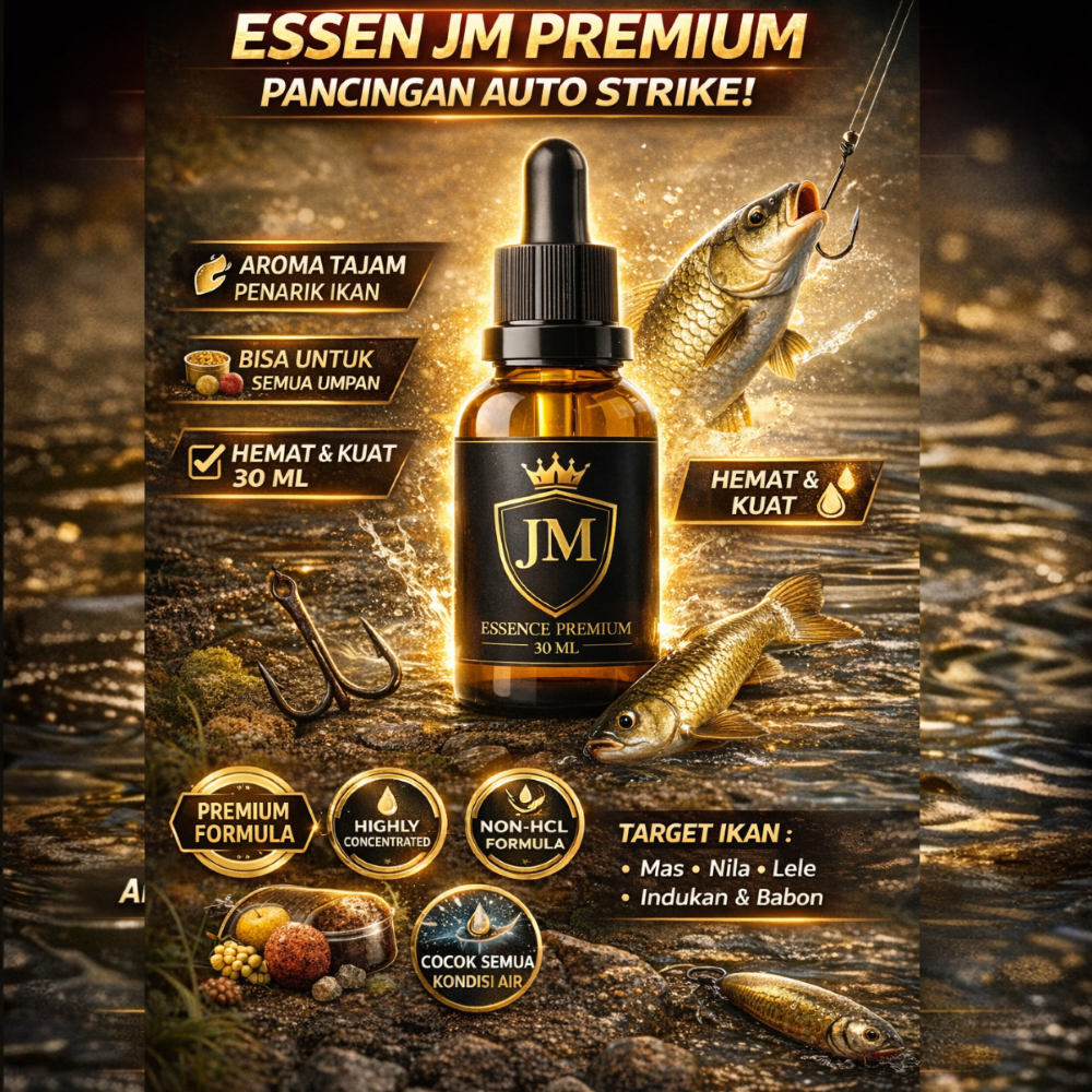 Promo Hemat terbaik  Pisan - Essen Essence Ikan Super JM PREMIUM 30 ML | Umpan Mancing Jitu Harian I
