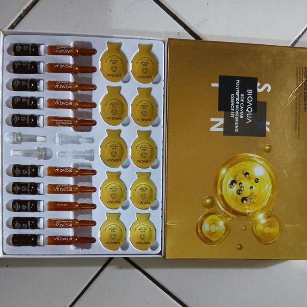 Bioaqua roe caviar polypeptide moisturizing essence set