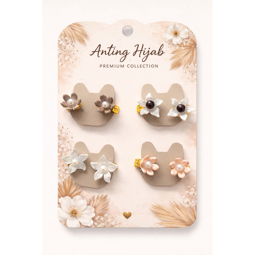 Bundling Anting Hijab