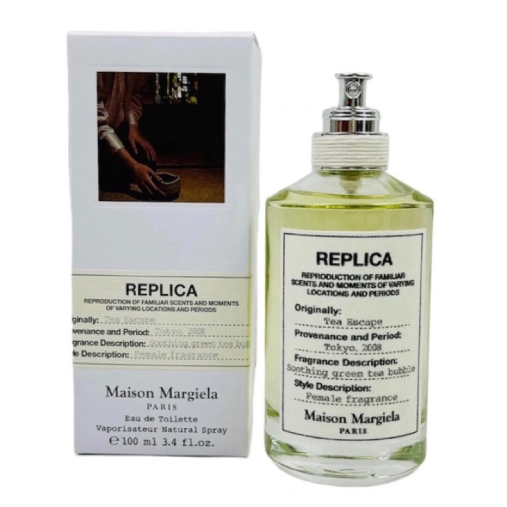 parfum replica tea escape 100 ml box segel original