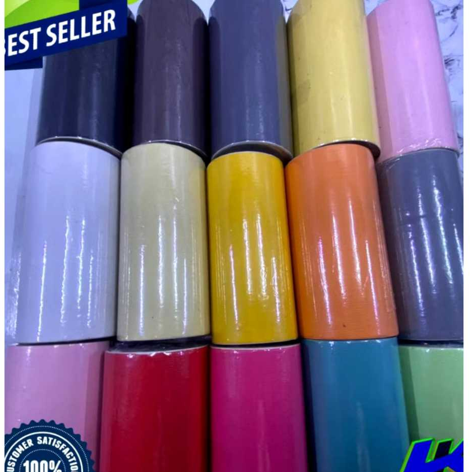 Border List Wallpaper Motif Polos 10cm x 10m Sticker Dekorasi Rumah Stiker List Border Polos Pastel