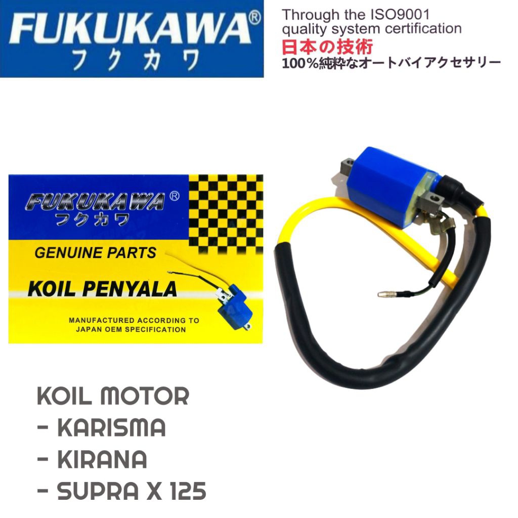 COIL KARISMA FUKUKAWA koil pengapian penyala karisma kirana supra x 125