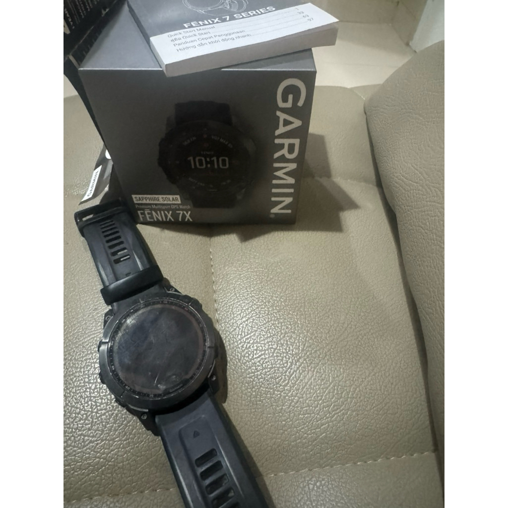 garmin fenix 7X saphire solar