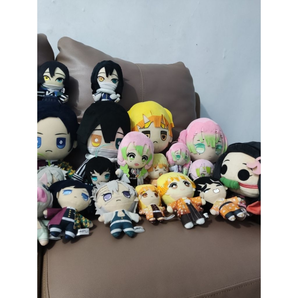 (Ready Stock) Demon Slayer Plushie /Boneka Demon Slayer - Tanjiro / Nezuko / Zenitsu / Inosuke / Mui