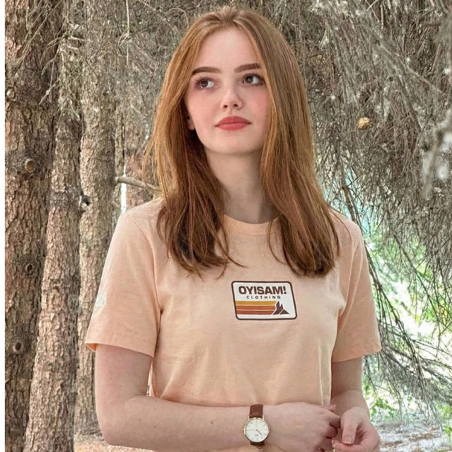 OYISAM T-SHIRT STRIPE PEACH