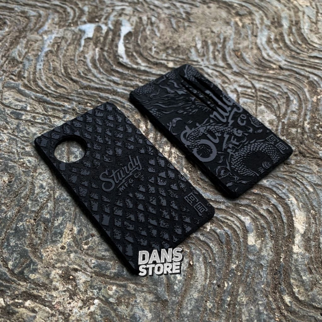 Panel Akrilik Casing Tutup Batre Dotv2 Dragon Sturdy Full Black