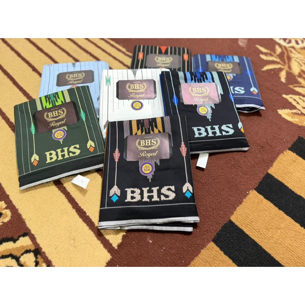Sarung BHS Royal Gold Original - Motif SDE SCA SGT Premium - Sarung Tenun BHS Royal Gold Murah Berku