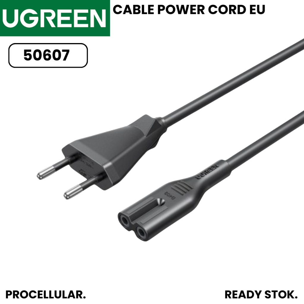 Ugreen Kabel Power Printer Angka 8 AC Cord 50607