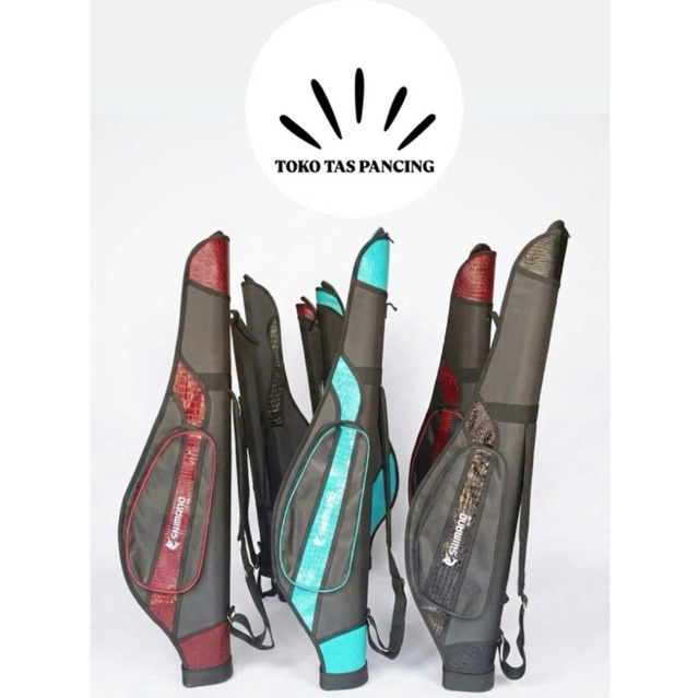 Tas pancing shimano premium merah 100cm #2