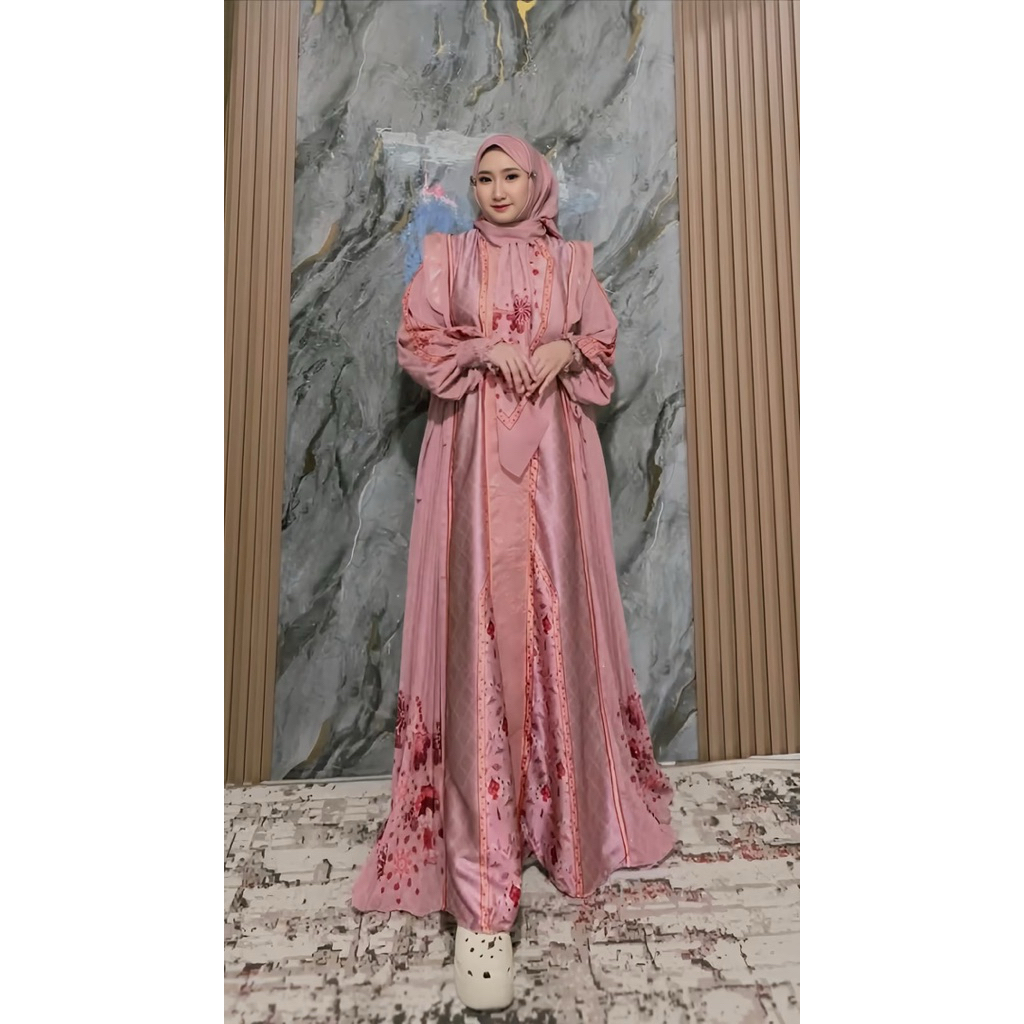 005 SET GAMIS SCARF BY ALQIBLAT TERBARU