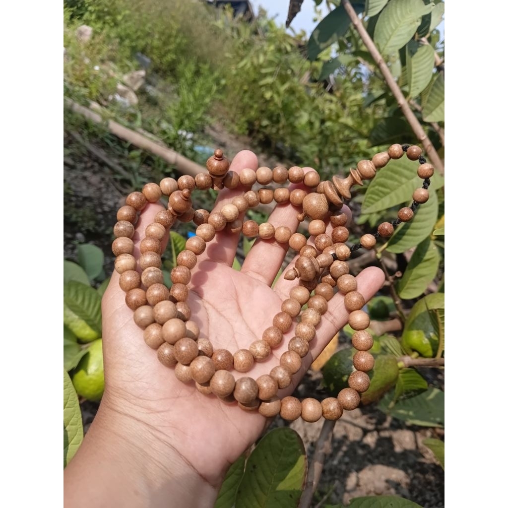 TASBIH MUSLIM KAYU KABOA SANCANG