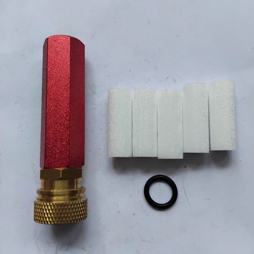 FILTER MERAH POMPA PCP ,CASING FILTER POMPA PCP MERAH FILTER PLUS MINI KUPLER,SPAREPART POMPA PCP