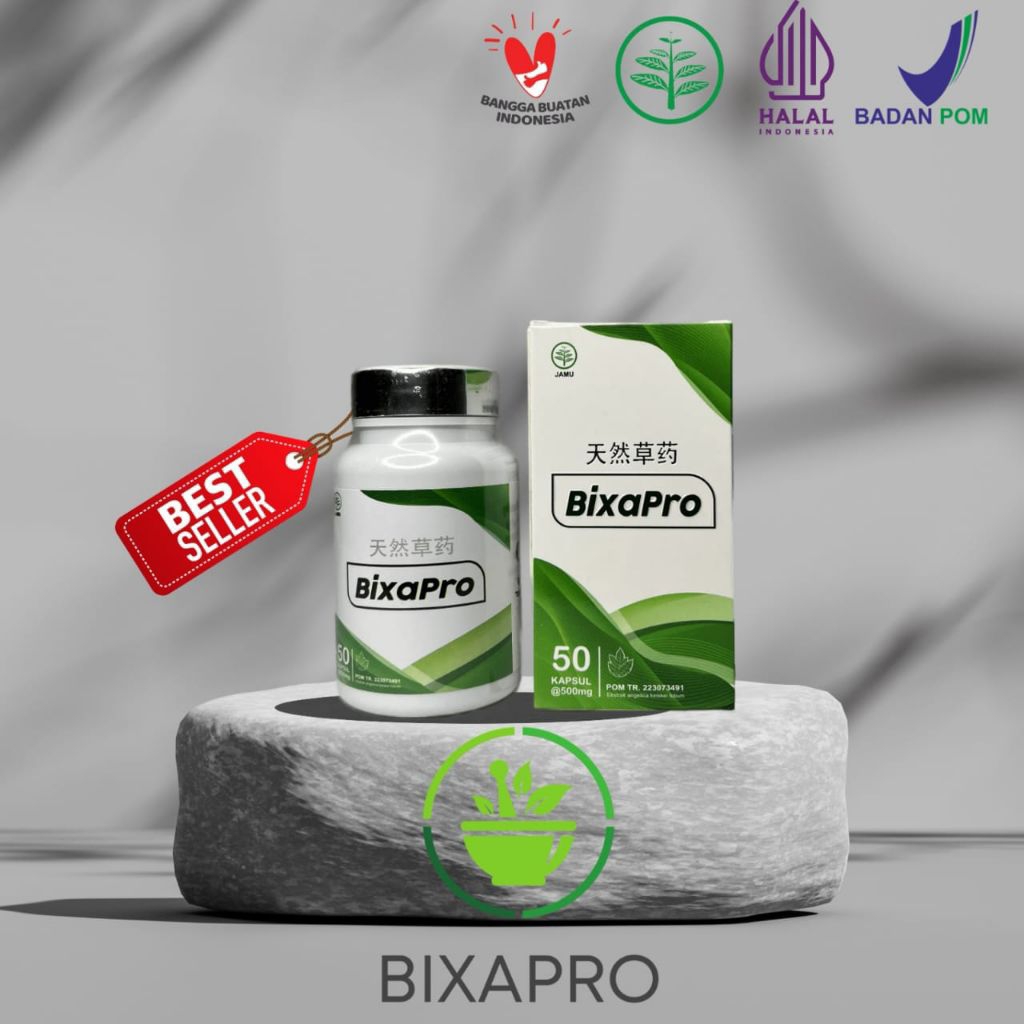 BixaPro - Obat Herbal Kapsul Mengatasi Stroke Memperlancar Tekanan Darah Dan Kolesterol