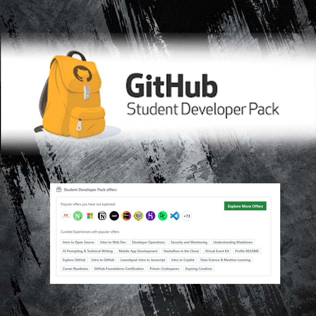 GITHUB Student Pack Akun Fresh Akses Penuh 1 Tahun Benefit Premium Mahasiswa Legal & Bergaransi