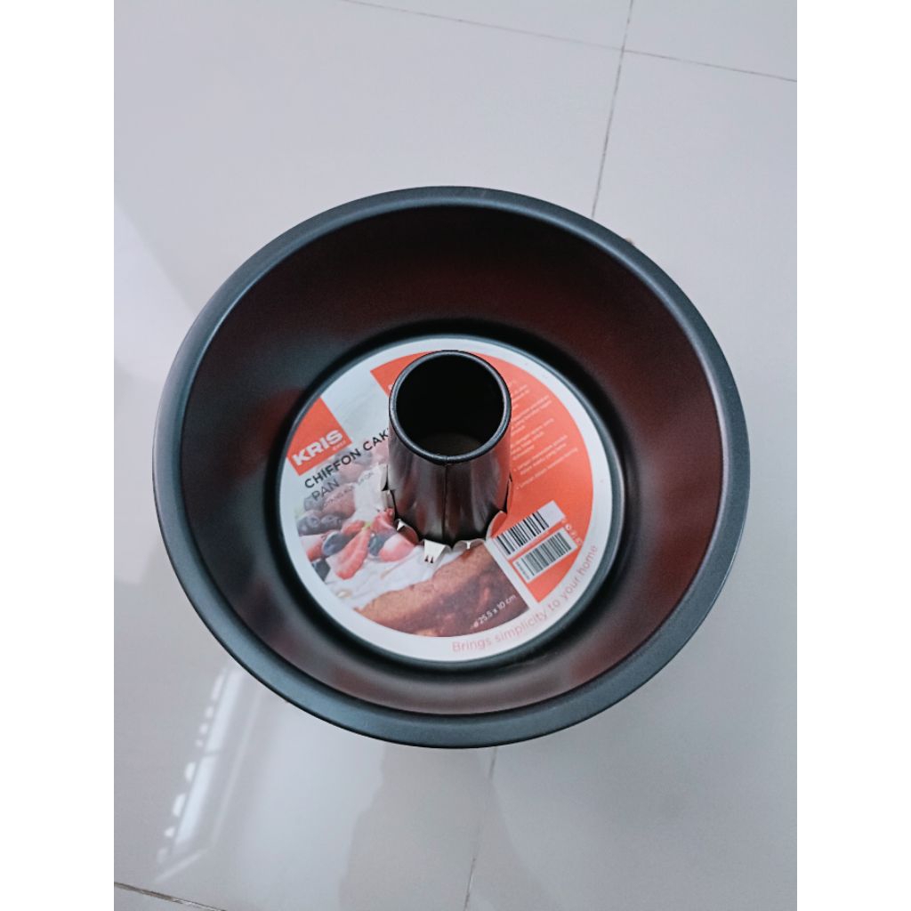 loyang chiffon loyang kue 25x25x10 cm & Anti lengket