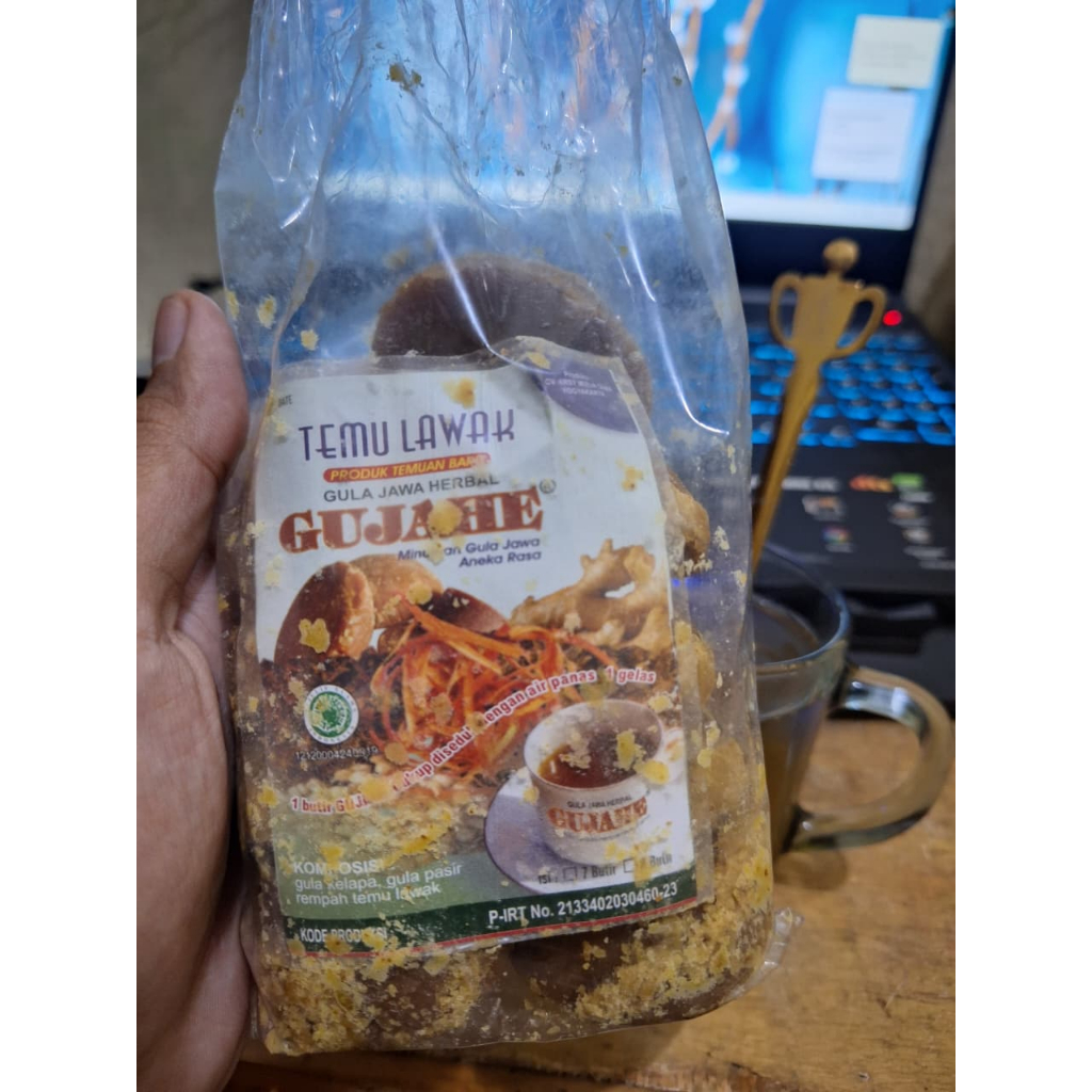GUJAHE Temu Lawak Gula Jawa Herbal Asli Jogja – Minuman Herbal Tradisional Butiran Praktis Diseduh
