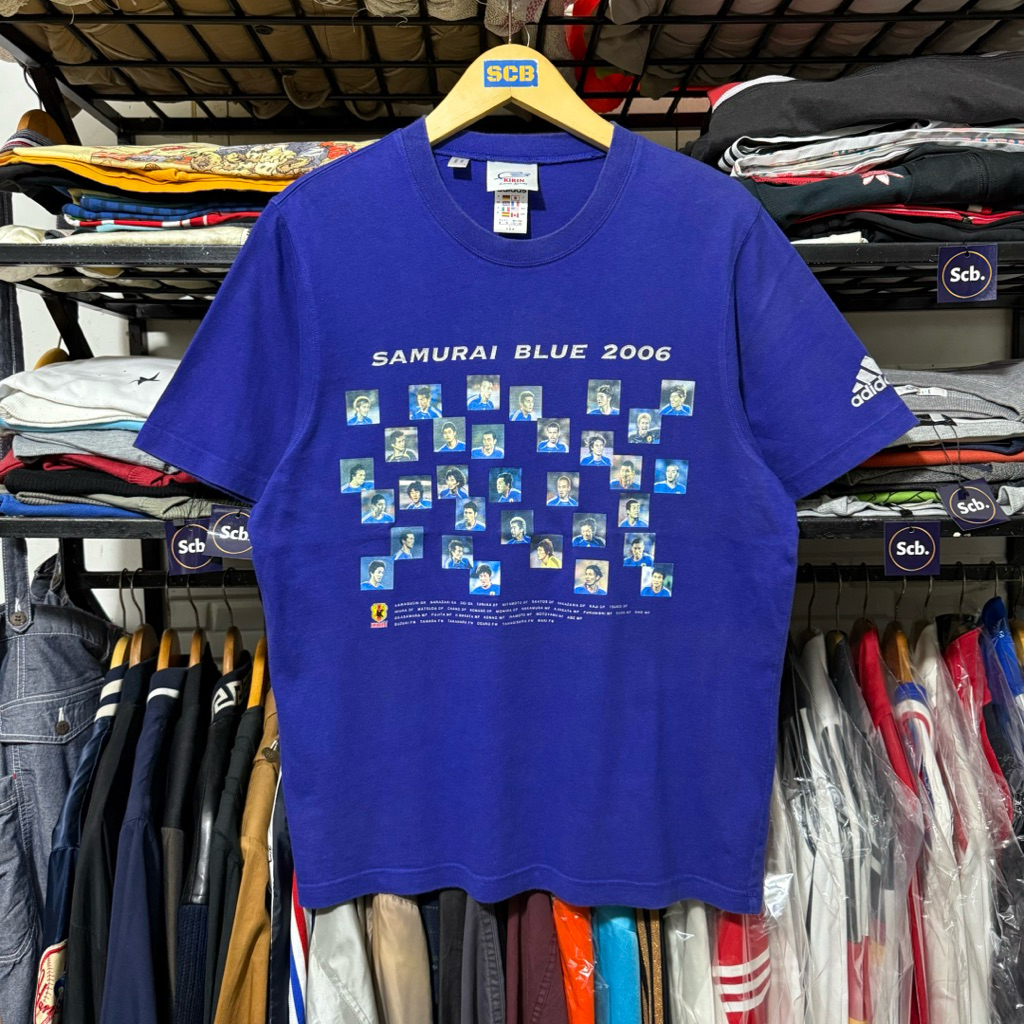 Adidas JFA japan kirin samurai blue 2006 kaos