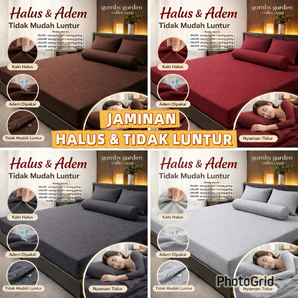SPREI EMBOS POLOS aestetic bahan lembut