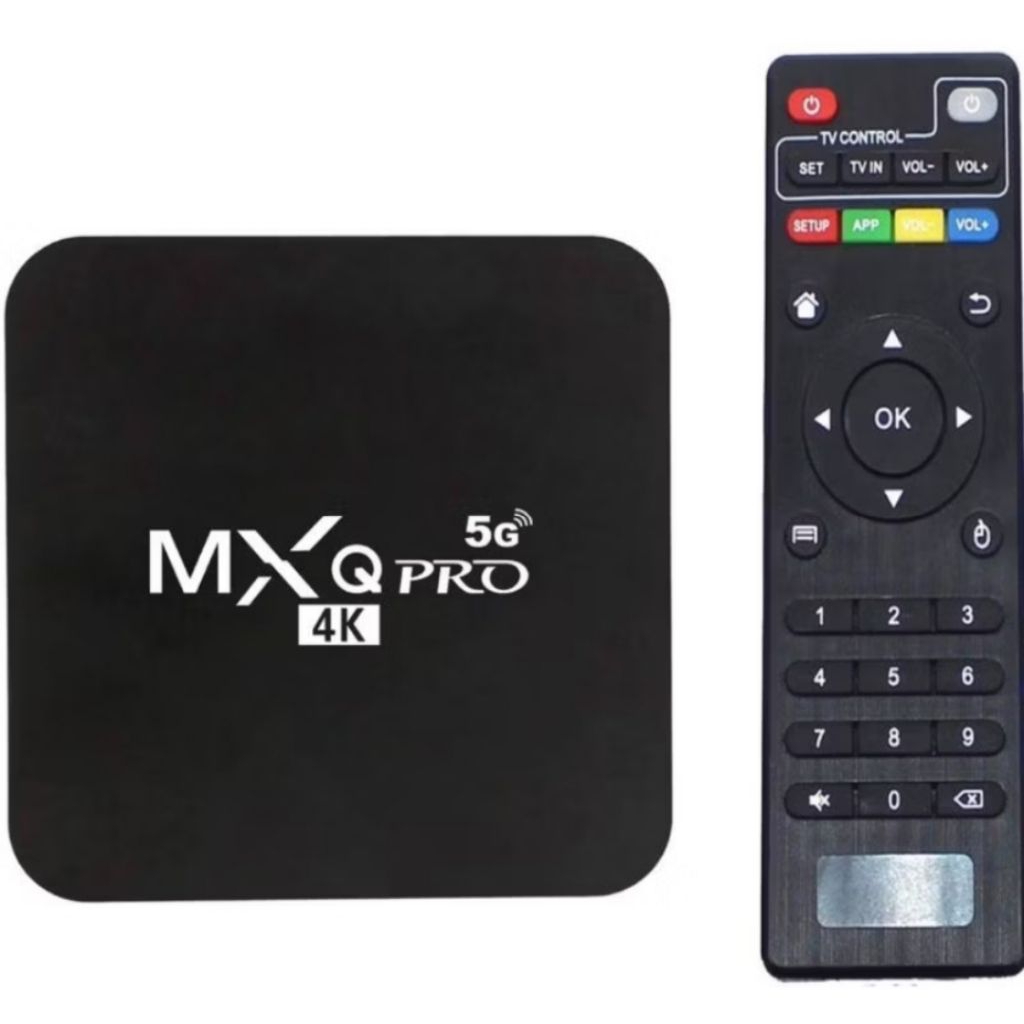 ANDROID BOX MXQ PRO 4K DILENGKAPI CHANNEL TV DALAM DAN LUAR NEGERI SIAP PAKAI