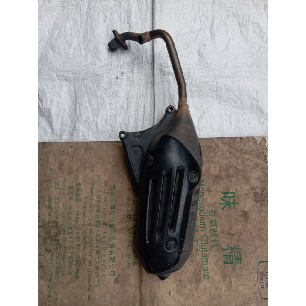 kenalpot original vespa metic sprint original second