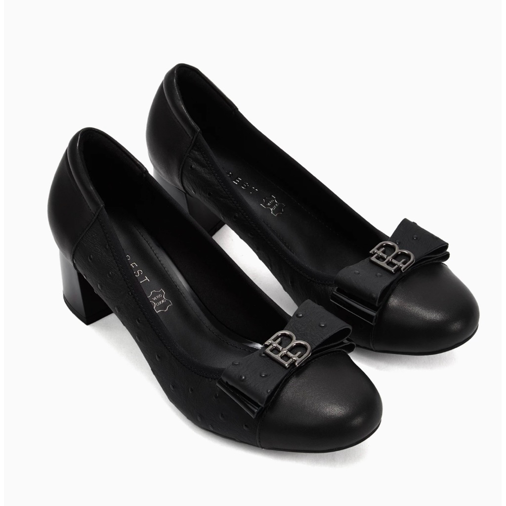 Heels Shoes Wanita EVERBEST Original - Leather - Delina