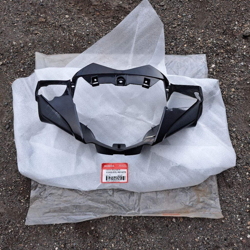 Cover batok depan honda supra x 125 fi f1 batman abu-abu Original AHM Astra honda motor CVR,HDL FR A
