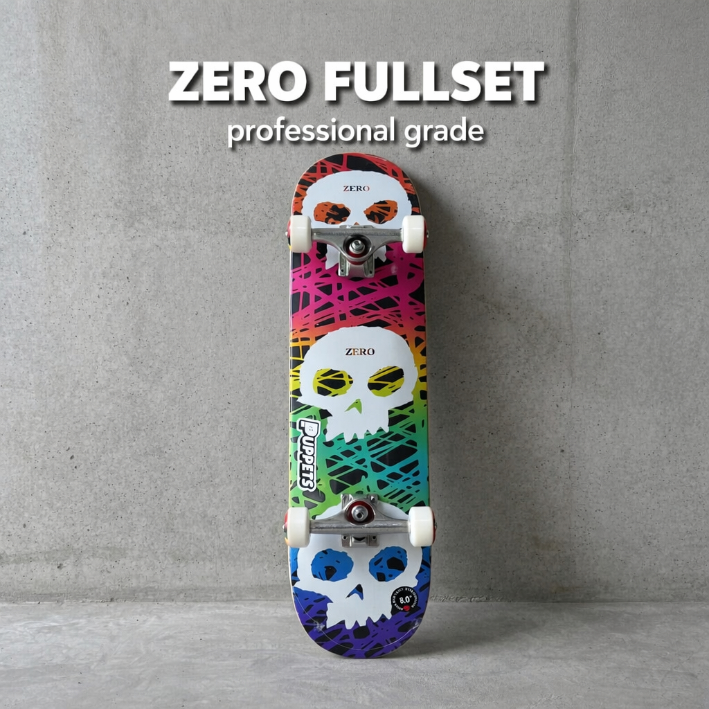 ZERO skateboard complete set original fullset 100%  grade A canadian original Maple wood