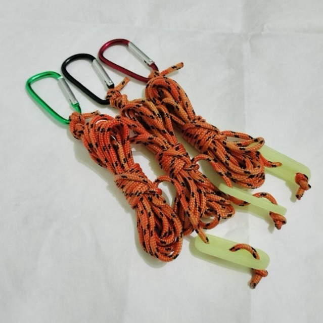 tali guyline 3m 5pcs glow in the dark