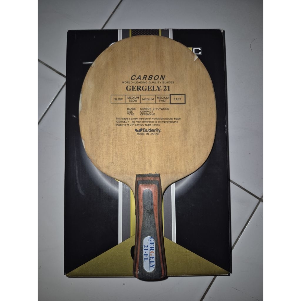 Terlangka Blade Gergely 21 FL kupu hitam old tag