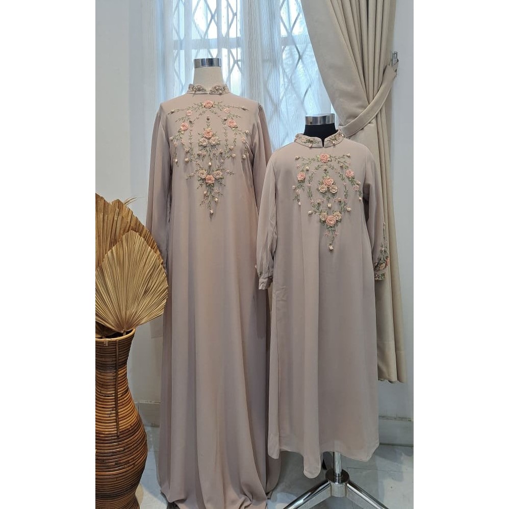 NAFISSA DRESS Vol.2 Gamis D-410 Nesty Collection - Gamis Muslimah Wudhu Friendly, Dress Muslimah, Dr