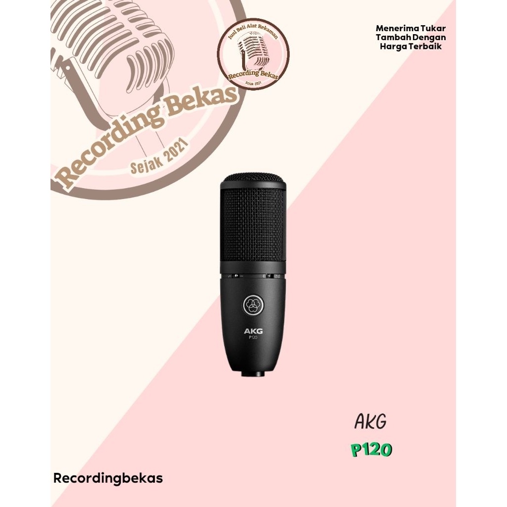 Mic Condenser AKG P120 Garansi